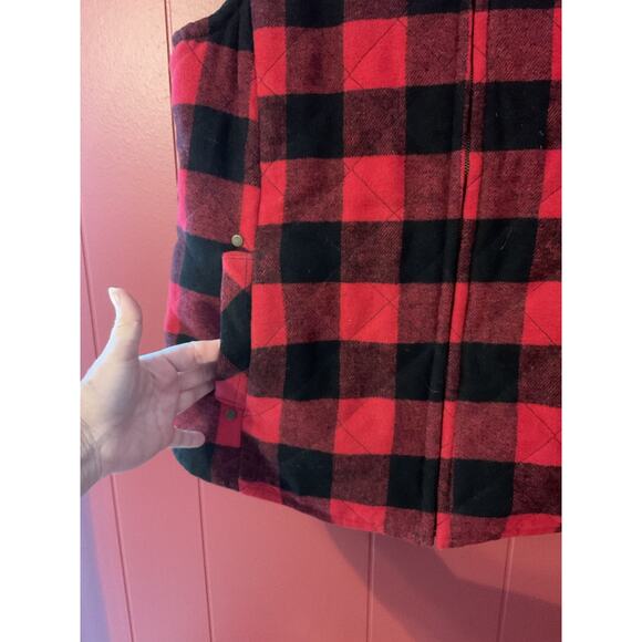 NWT Maurice’s Buffalo Plaid Vest Size XL - Picture 4 of 10